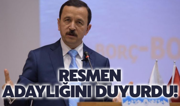 Resmen adaylığını duyurdu!