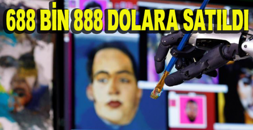 Robot Sophia'nın Sanat Eseri 688 Bin 888 Dolara Satıldı