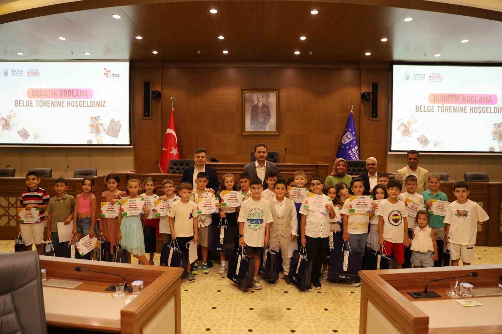 Robotik Kodlamada Sertifika Heyecanı