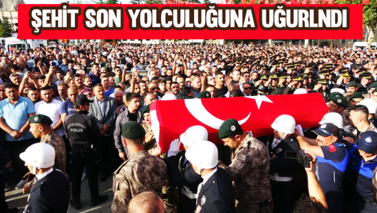 Şehit özel harekat polisi son yolculuğuna uğurlandı