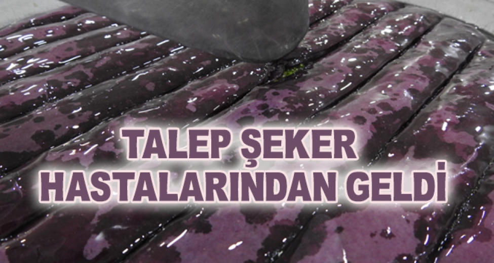 Şeker Hastalarına Özel Mor Baklava