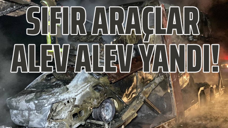 Sıfır Fiat Marka Araçlar Alev Alev Yandı!