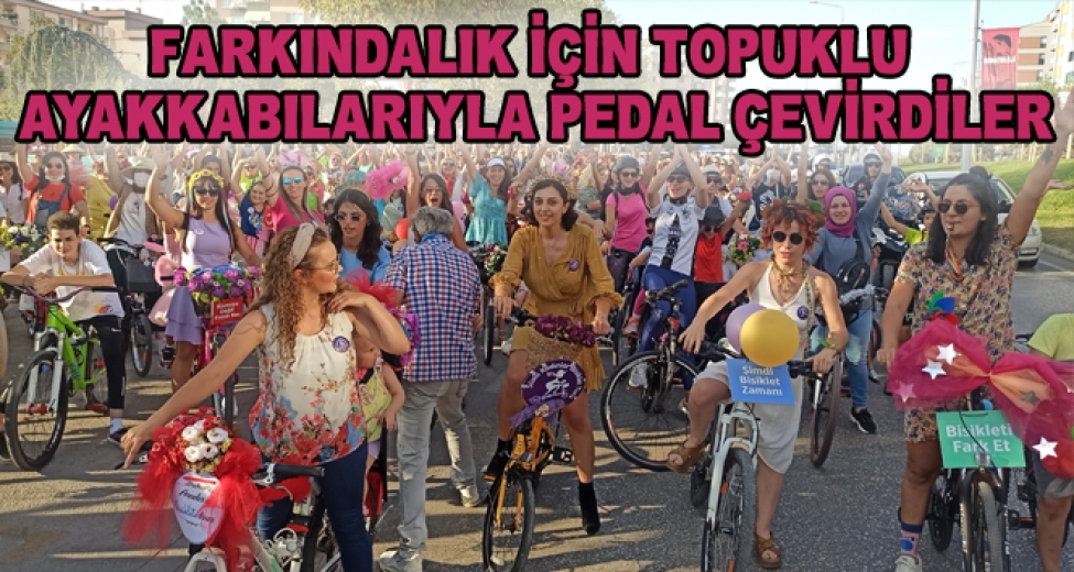 Süslü Kadınlar Bisikletleriyle Bursa'ya Renk Kattı