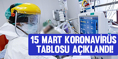 15 Mart koronavirüs tablosu açıklandı!