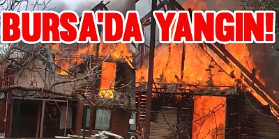 Ahşap Ev Alevlere Teslim Oldu