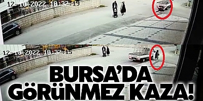 Bursa'da Görünmez Kaza!