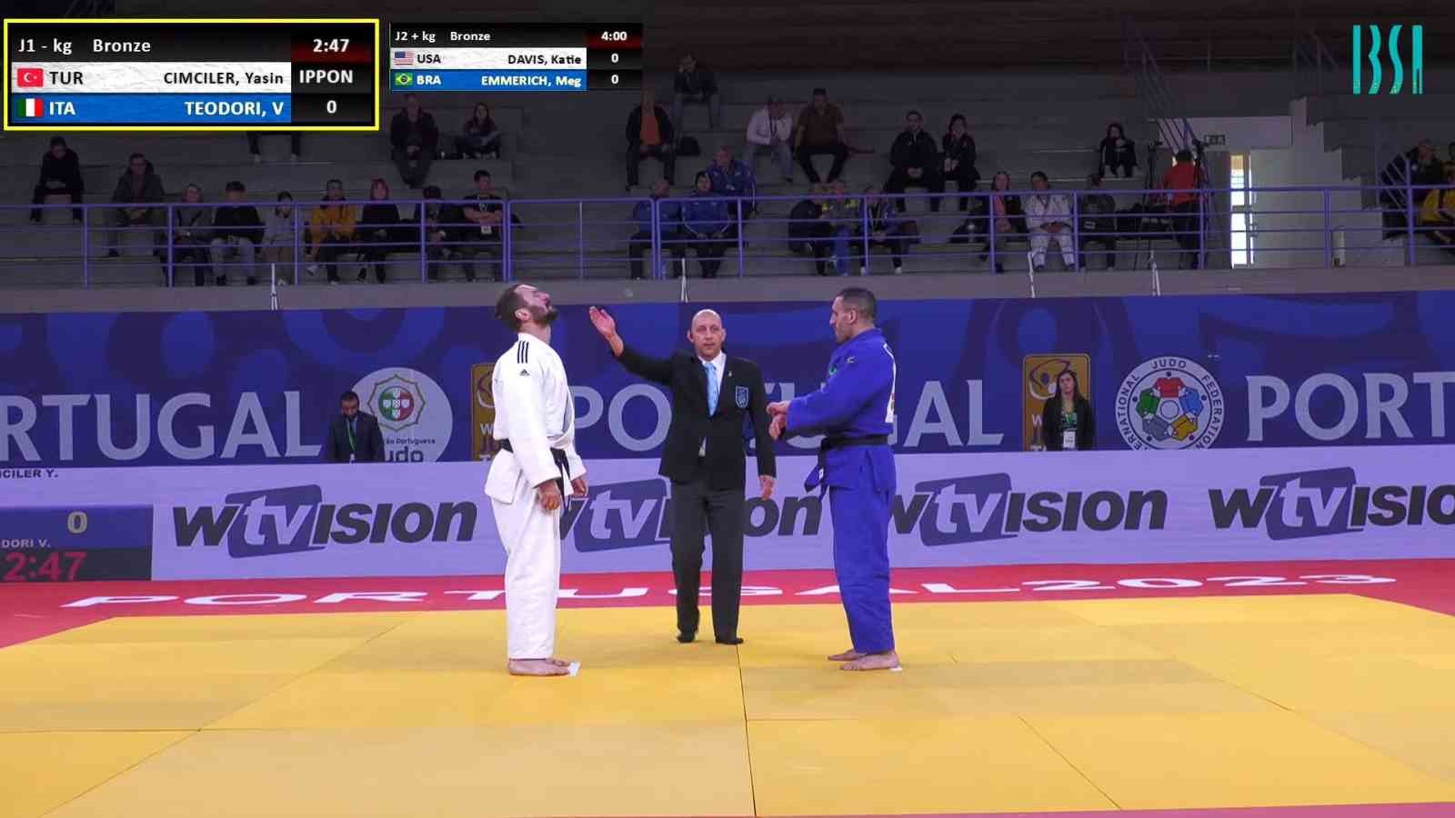 Bursalı Milli Judocu Portekizden Bronz Madalya İle Döndü