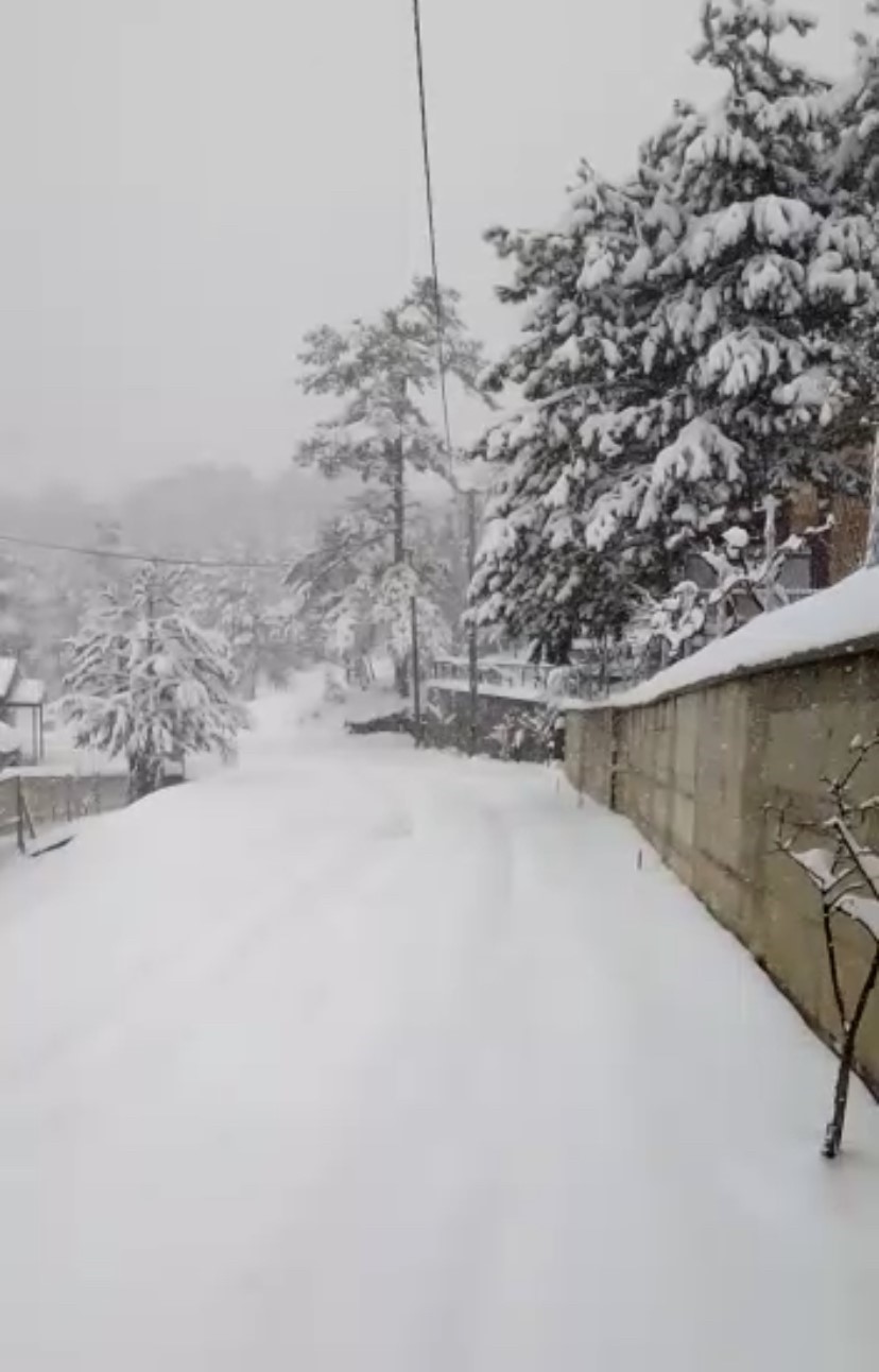 Bursa'nın Dağ Köyleri Kar Altına Kaldı