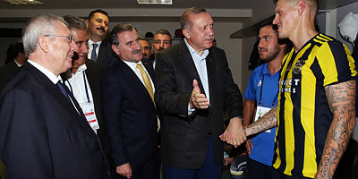 Erdoğan'dan MKYK toplantısına damga vuran Fenerbahçe esprisi: Artık tutmuyorum