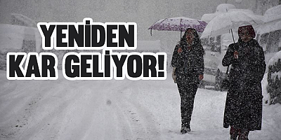 İstanbul ve çok sayıda ile yeniden kar geliyor!