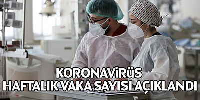 Koronavirüs haftalık vaka sayısı açıklandı