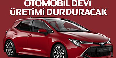 Otomobil devi üretimi durduracak