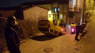 Takla Atan Taksiden Burnu Bile Kanamadan Çıktı