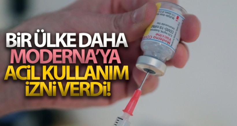 Tayland'dan Moderna'ya Acil Kullanım İzni