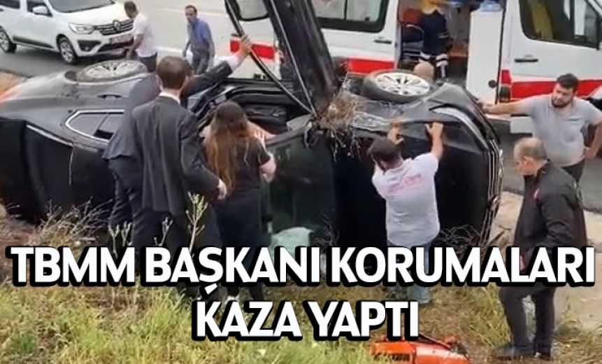 Tbmm Başkanı Korumaları Kaza Yaptı