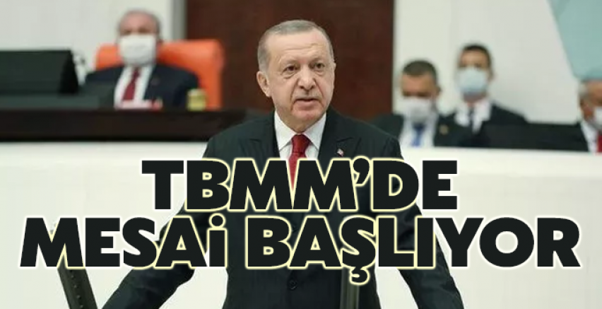 TBMM'de mesai başlıyor