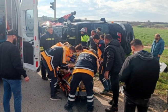 Tekirdağ'da Facia Gibi Kaza!