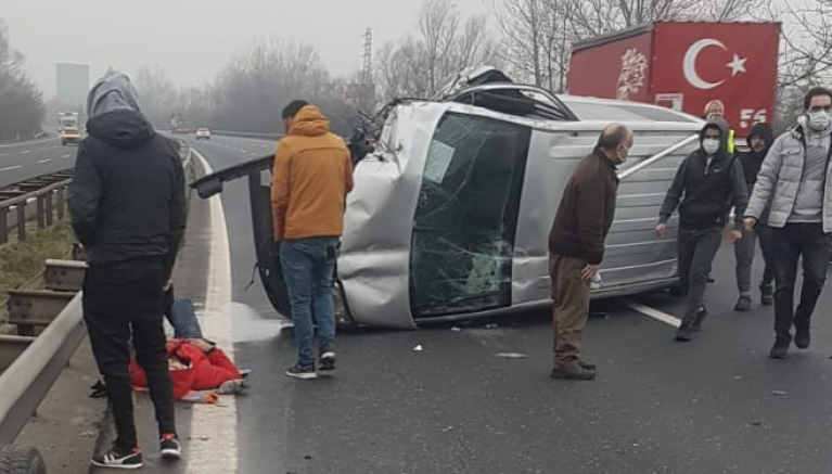 TEM'de Faciadan Dönüldü: 1'i Ağır 5 Yaralı