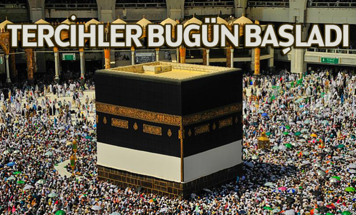 Tercihler bugün başladı