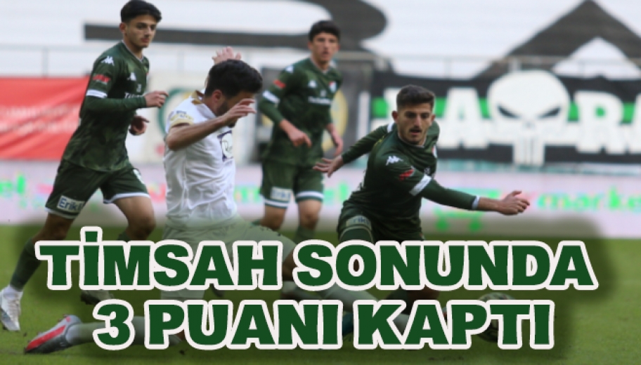 Timsah Sonunda 3 Puanı Kaptı