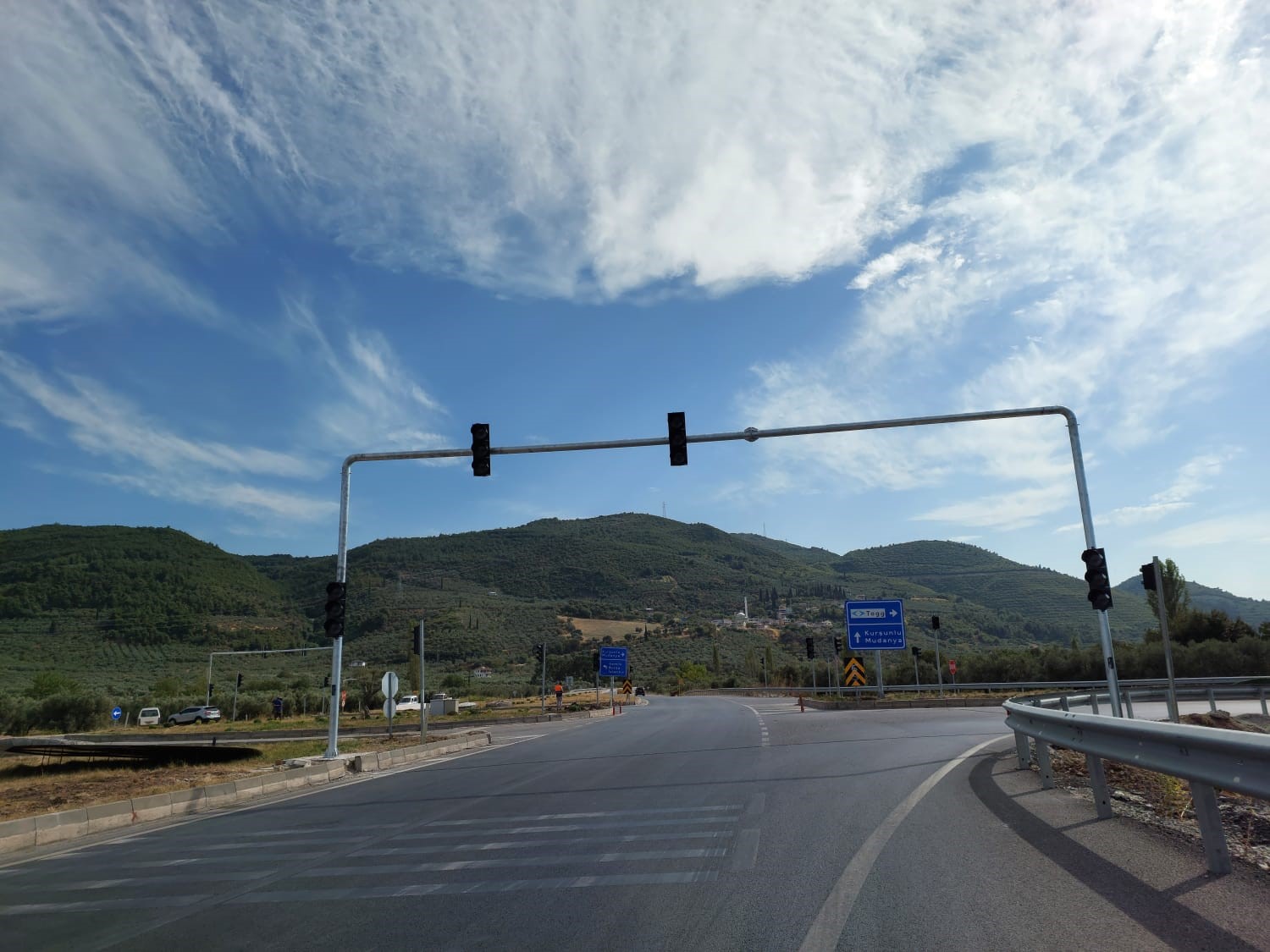 Togg Kavşağına Sinyalizasyon Kuruluyor