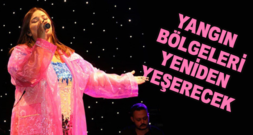 Tuğçe Kandemir'in Konserinde 15 Bin Fidan Toplandı