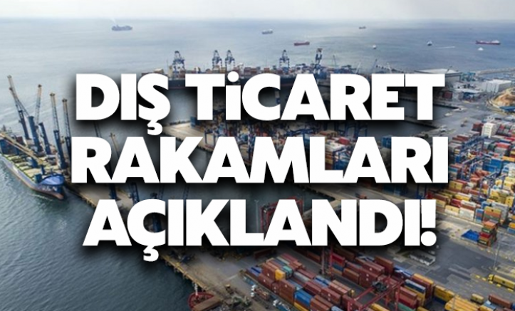 TÜİK dış ticaret rakamlarını açıkladı