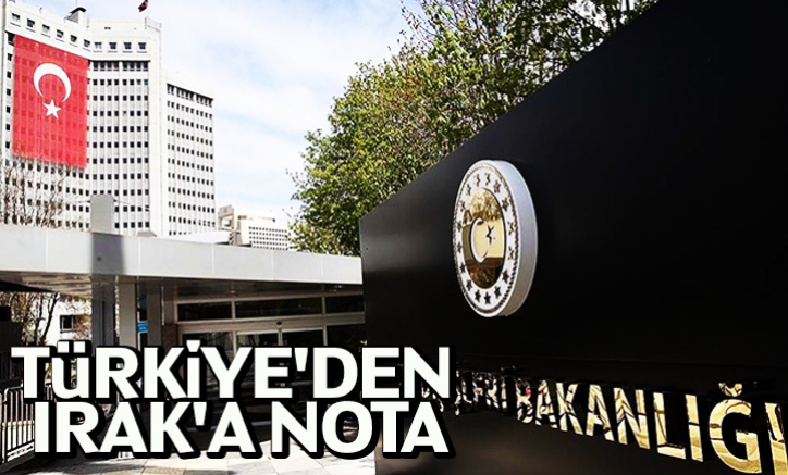 Türkiye'den Irak'a nota