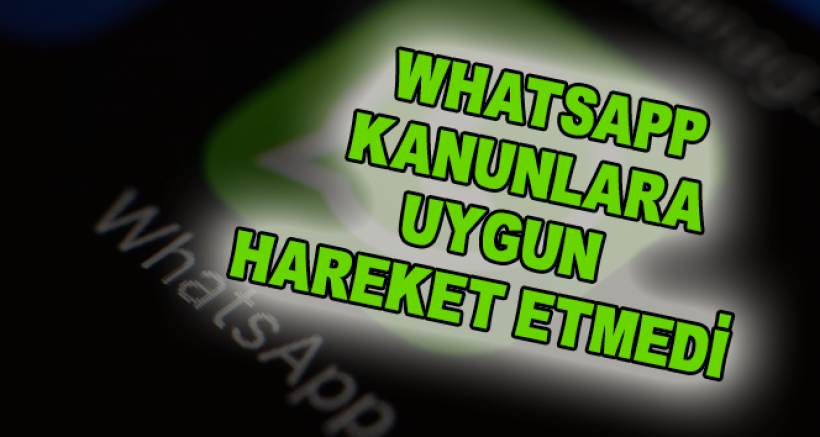 Türkiye'den WhatsApp'a Para Cezası