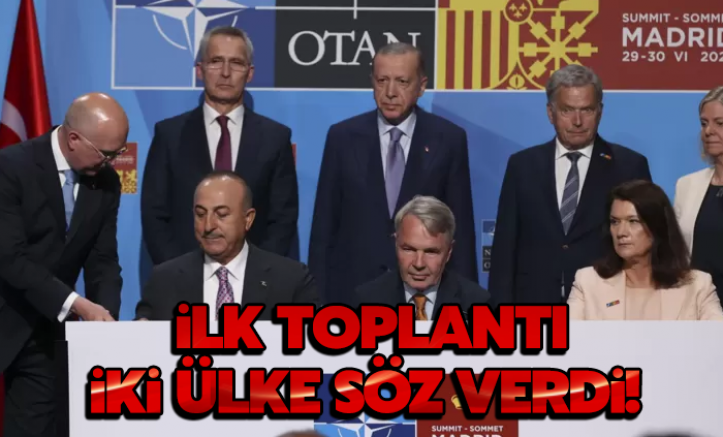 Türkiye, İsveç ve Finlandiya'dan ilk toplantı! İki ülke söz verdi