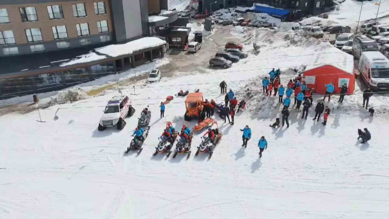 Uludağ 2024 Kış Tatbikatı Nefesleri Kesti