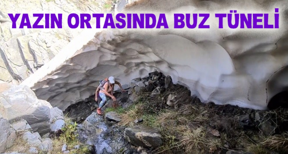 Uludağ’da Dağcılar Temmuz Ortasında 50 Metre Uzunluğunda Buz Tüneli Buldu