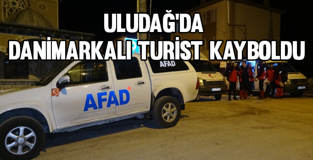 Uludağ'da Danimarkalı Turist Kayboldu