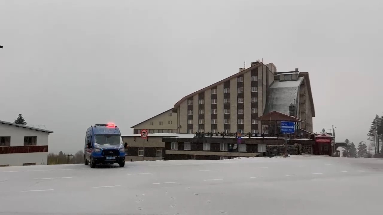 Uludağda Kar Yağışı Etkili Oluyor