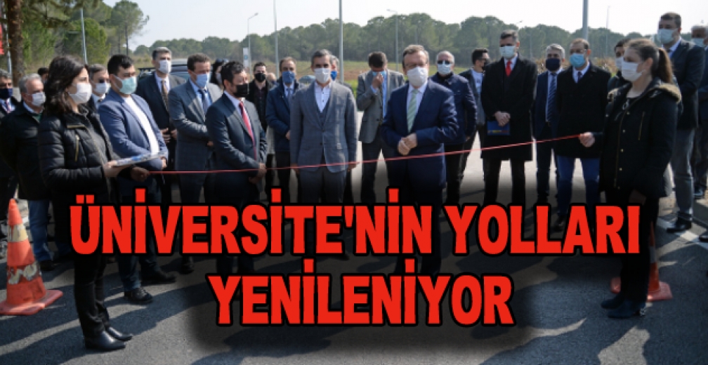 Üniversite'nin Yolları Yenileniyor