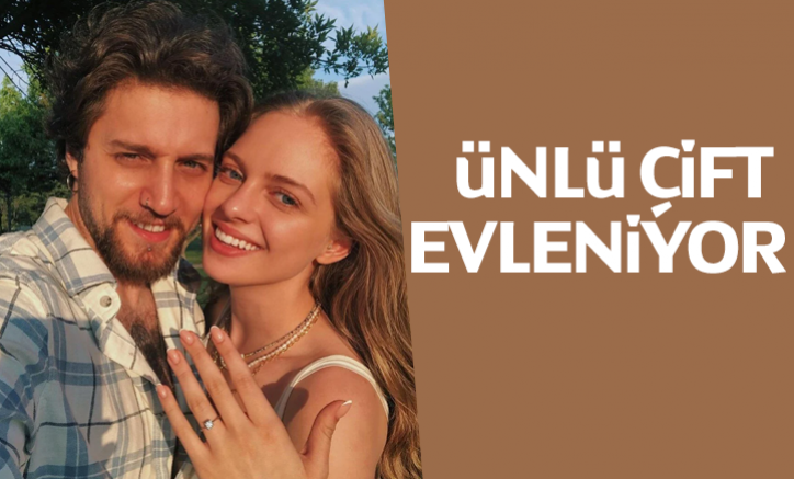 Ünlü çift evleniyor