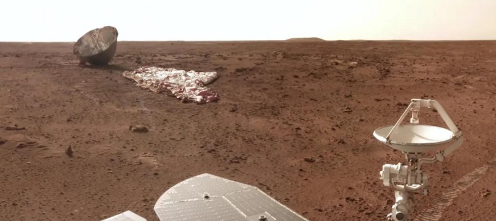 Uzay aracı kanıt buldu: Mars'a kar yağmış