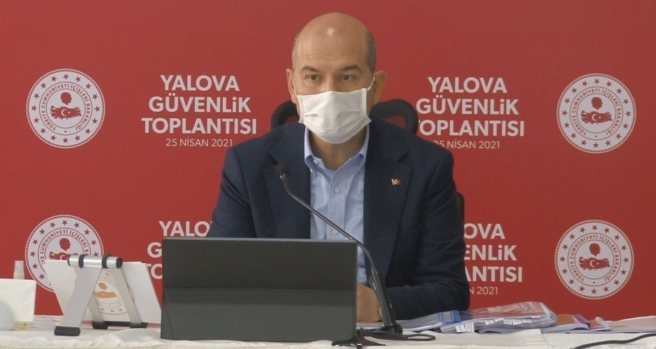 Yalovada İçişleri Bakanı Soylu Başkanlığında Güvenlik Toplantısı Yapıldı