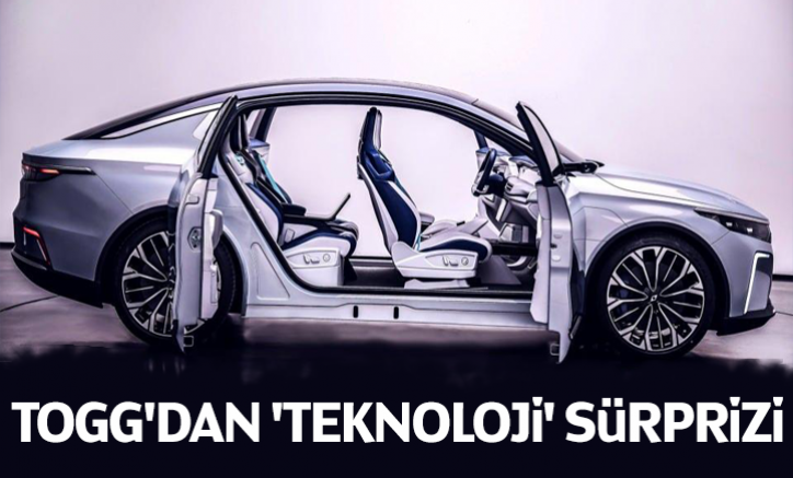 Yerli otomobil TOGG'dan 'teknoloji' sürprizi