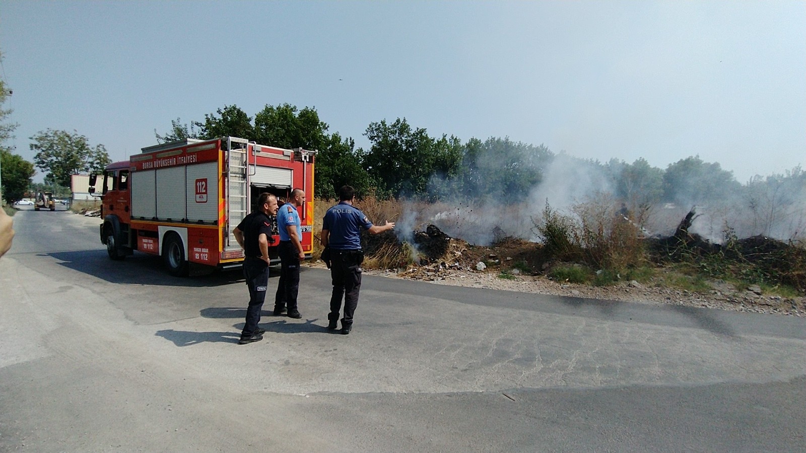 Bursa'da Korkutan Yangın!