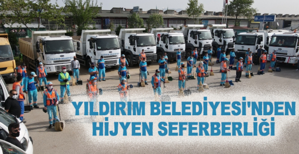 Yıldırım Belediyesi'nden Hijyen Seferberliği
