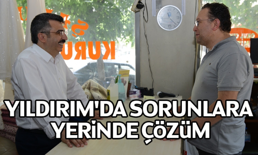 Yıldırım'da Sorunlara Yerinde Çözüm