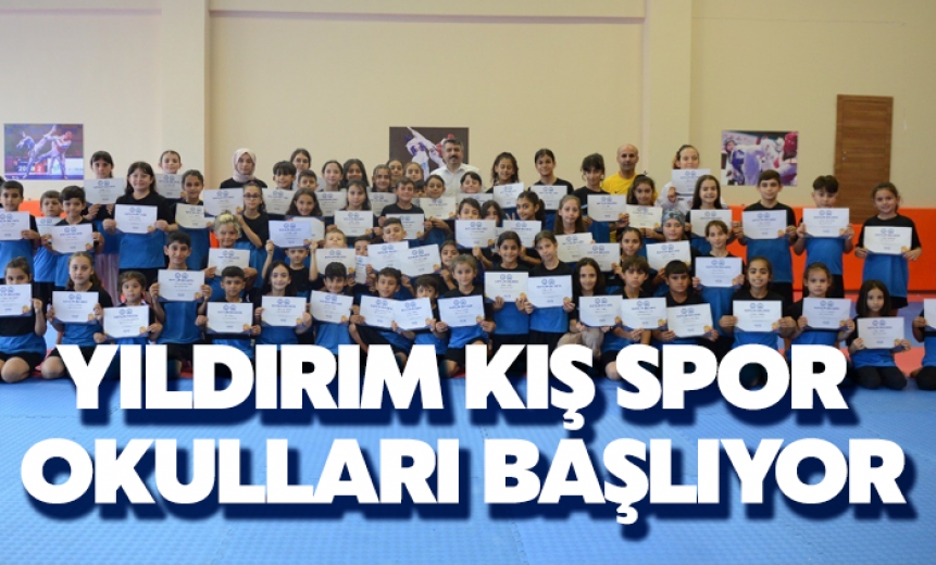 Yıldırım Kış Spor Okulları Başlıyor