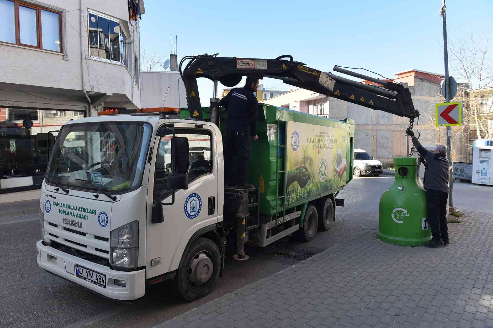 Yıldırım'da 4 Bin 350 Ton Atık Cam Toplandı