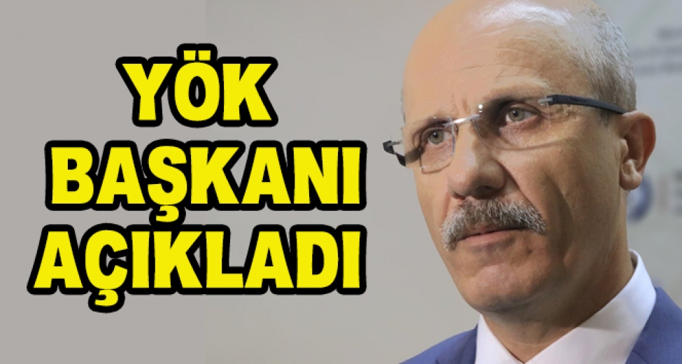 YÖK'ten Yüz Yüze Eğitim Açıklaması