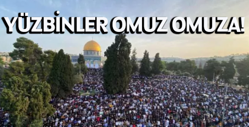 Yüzbinler omuz omuza!