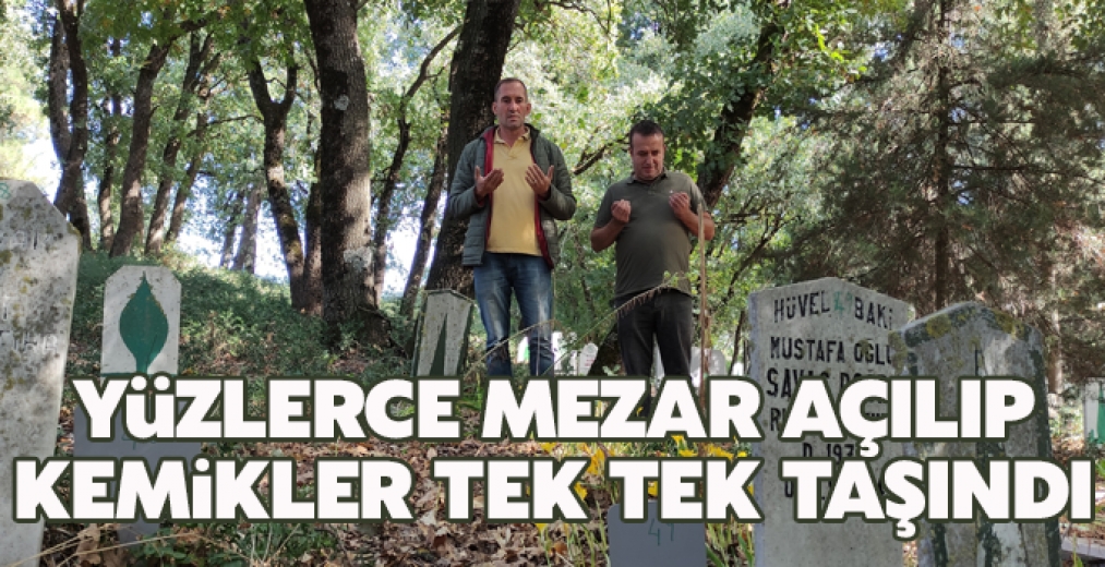 Yüzlerce Mezar Açılıp, Kemikler Tek Tek Taşındı