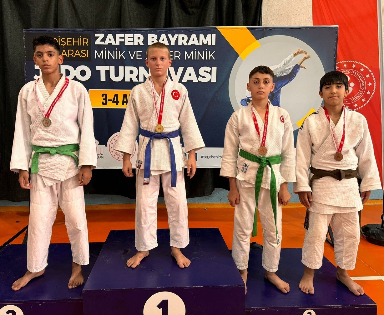 Zafer Bayramı Judo Turnuvasında Şampiyon Ümraniye