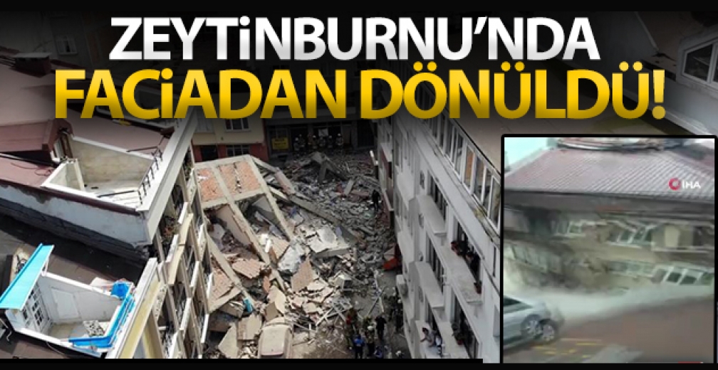 Zeytinburnu'nda Bir Bina Çöktü!