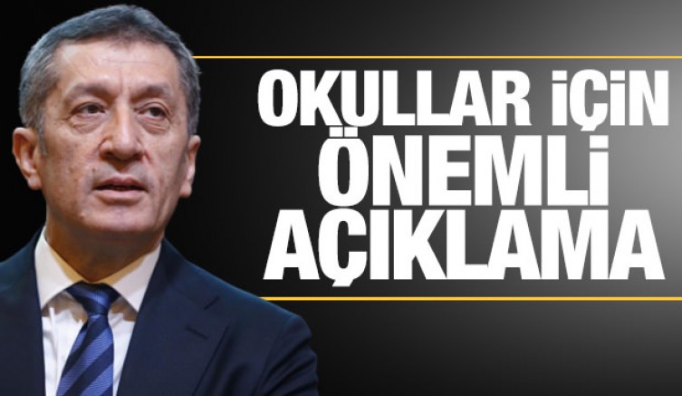 Ziya Selçuk’tan Yüz Yüze Eğitim Açıklaması!